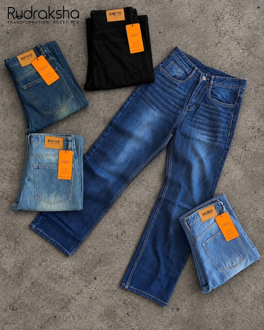 Straight Fit Jeans | Non-Lycra