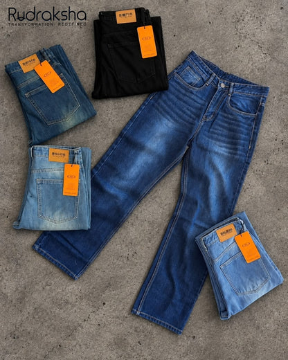Straight Fit Jeans | Non-Lycra