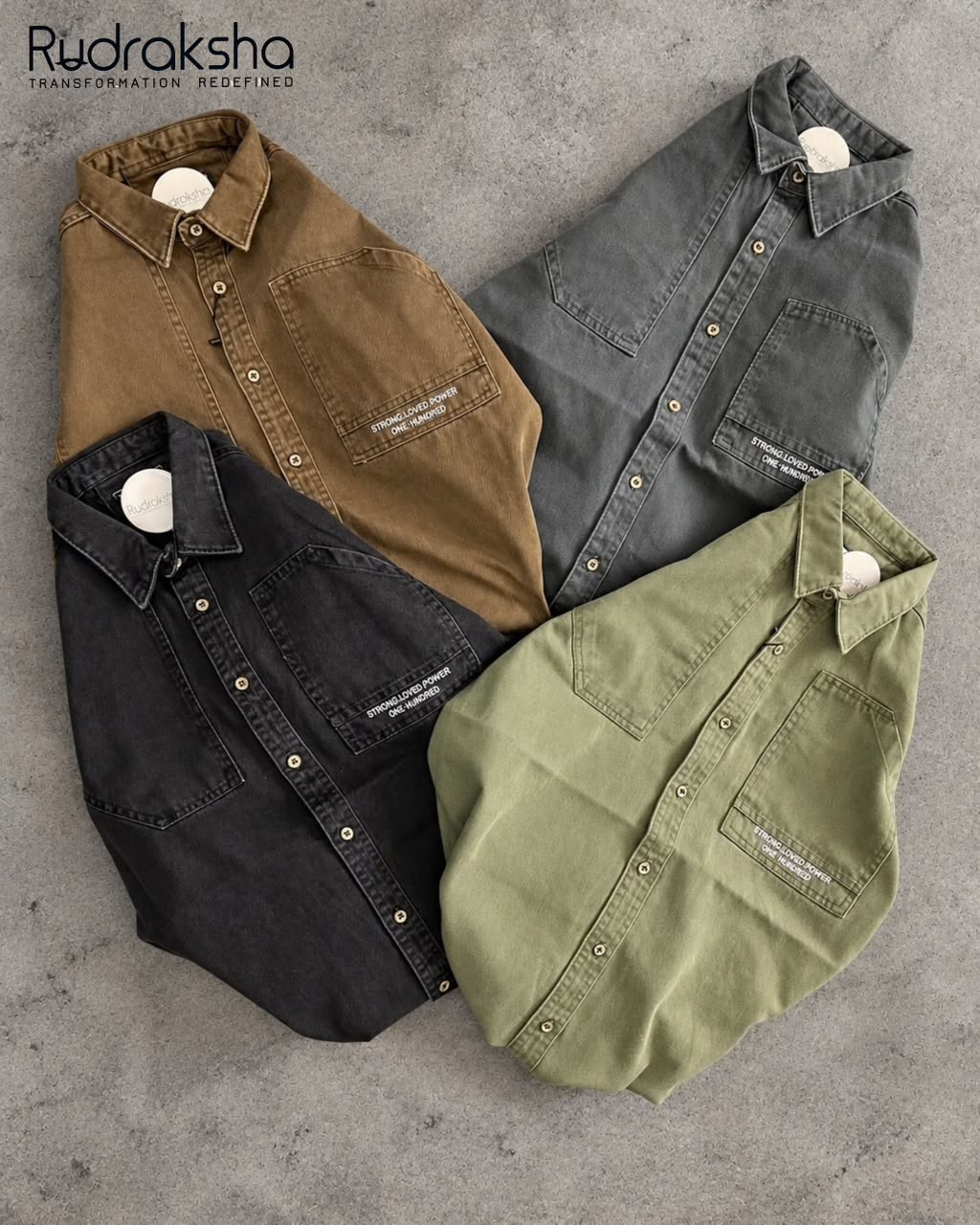 RFD Shacket | Full Sleeve | 100% Cotton | Heavy & Thick Fabric ( Similar To Denim )