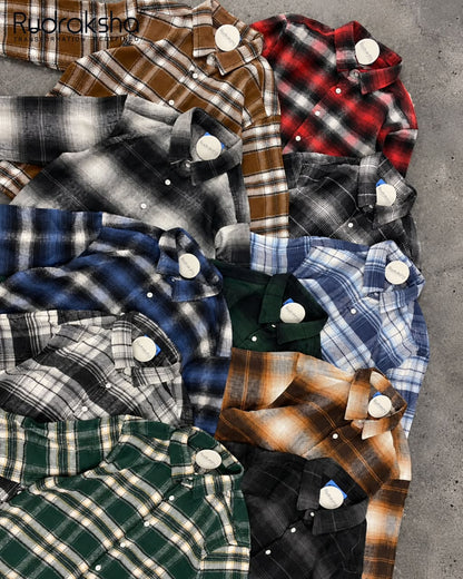 Boxy Fit Flannel Full Sleeve Checks Shirt