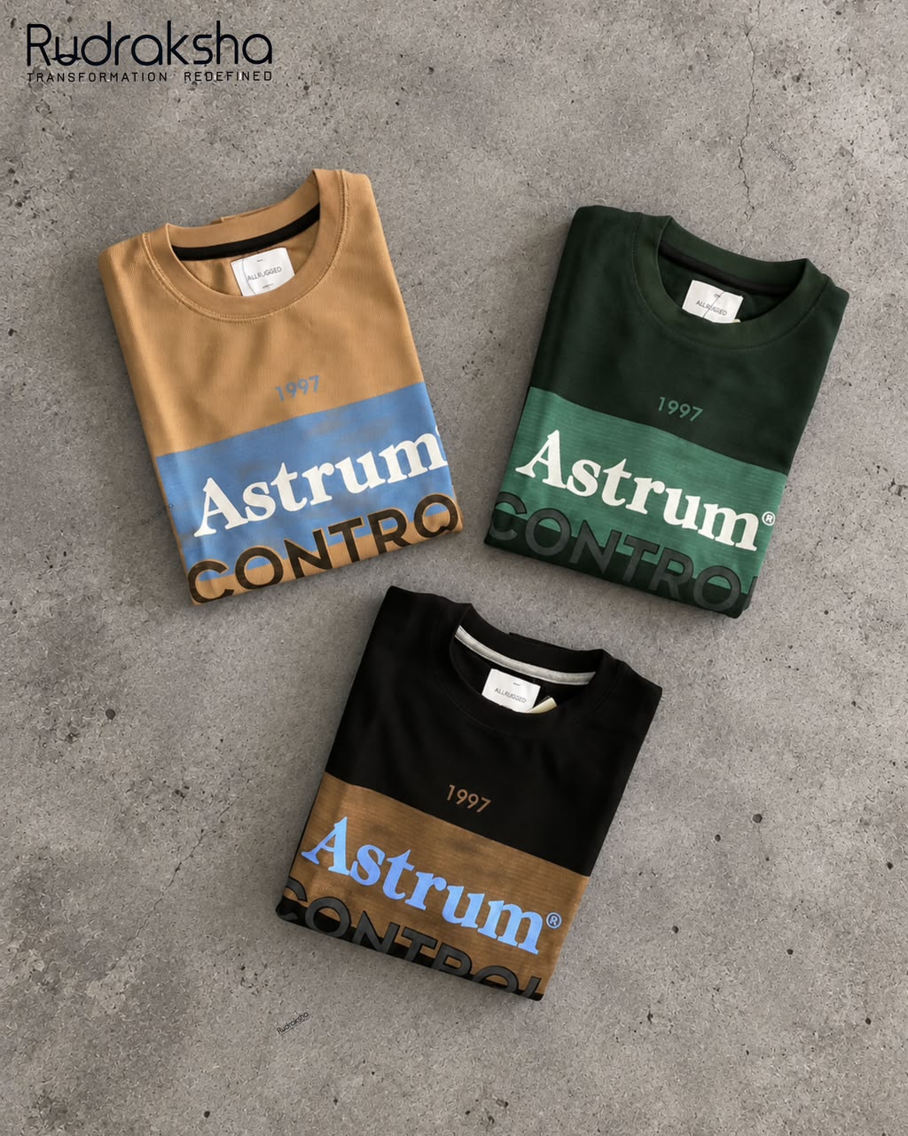 Boxy Fit Full Sleeve Waffle T-Shirt | Front Side Screen Print