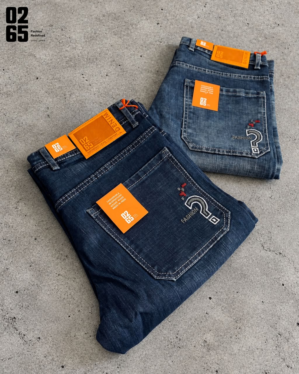 0265 Straight Fit Jeans | Stretchable | 16" Bottom | 40.5" Length | Article 007