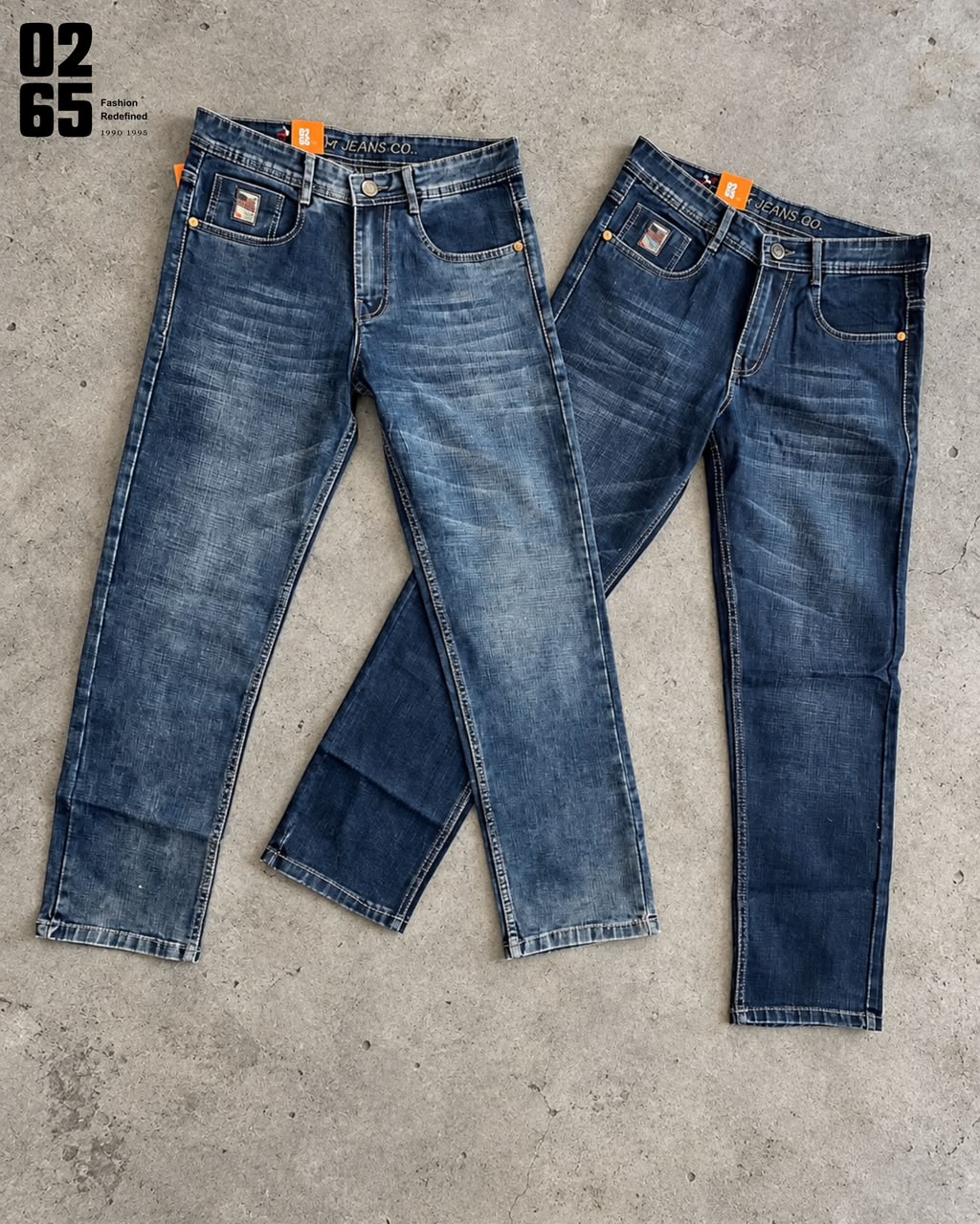 0265 Straight Fit Jeans | Stretchable | 16" Bottom | 40.5" Length | Article 007