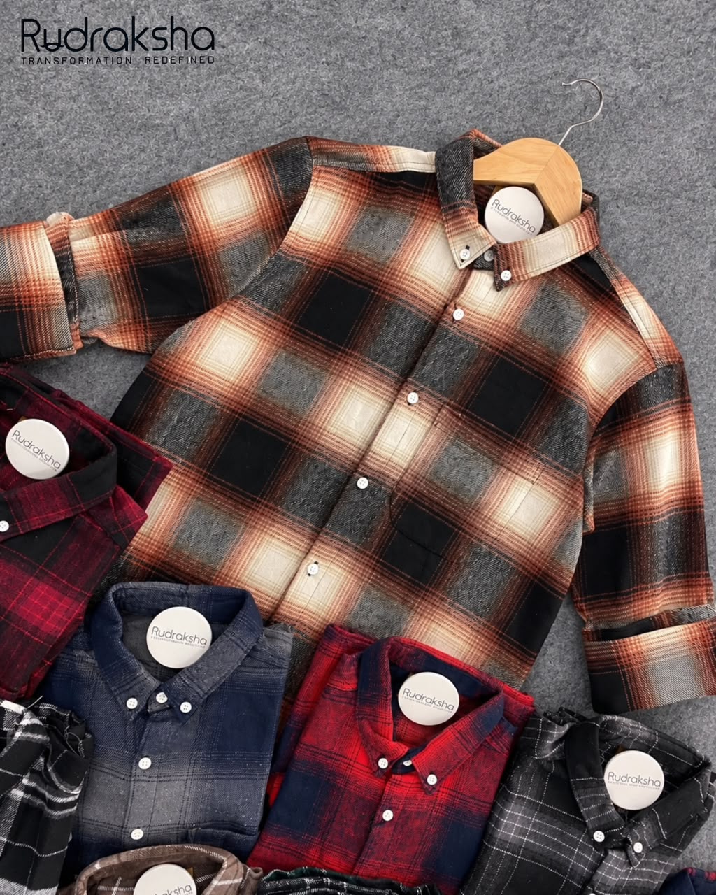 Boxy Fit Flannel Full Sleeve Checks Shirt | ARTICLE No S001