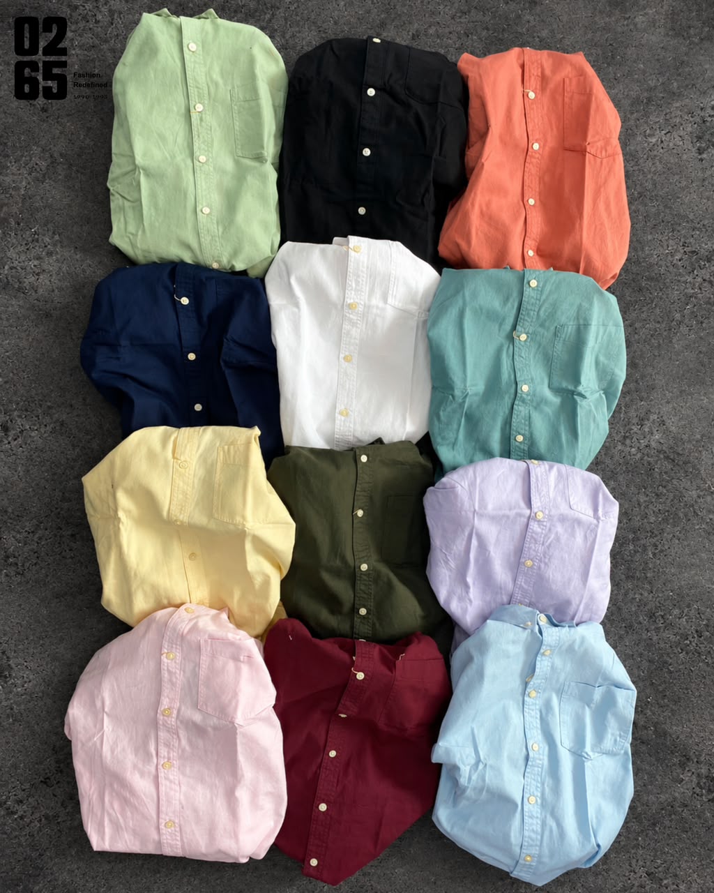 0265 Cotton Linen Full Sleeve Shirt | Button Down Collar | Backside Box Pleat