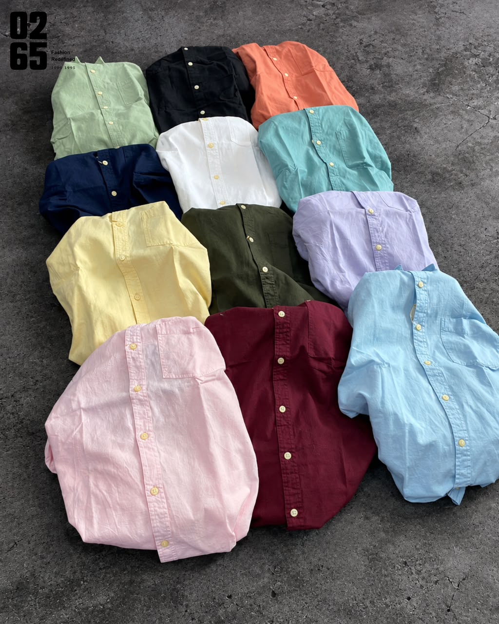0265 Cotton Linen Full Sleeve Shirt | Button Down Collar | Backside Box Pleat