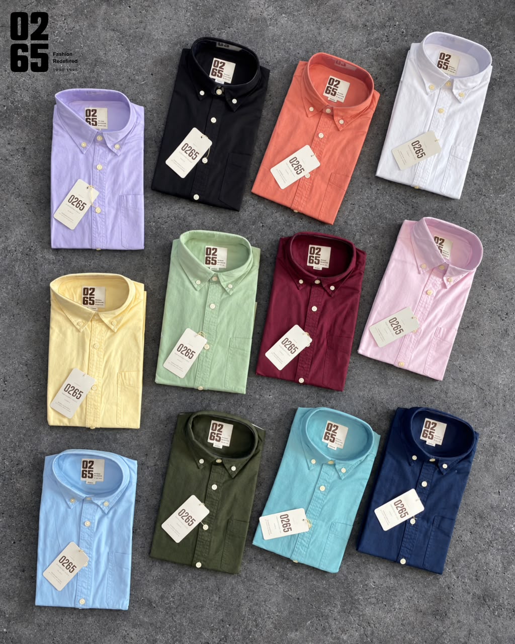 0265 Cotton Linen Full Sleeve Shirt | Button Down Collar | Backside Box Pleat