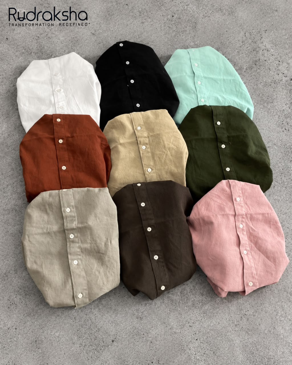 RFD Full Sleeve Shirt | Button Down Collar | Embroidery On Chest - No Front Pocket | 100% Cotton Heavy Twill ( Similar To Denim )