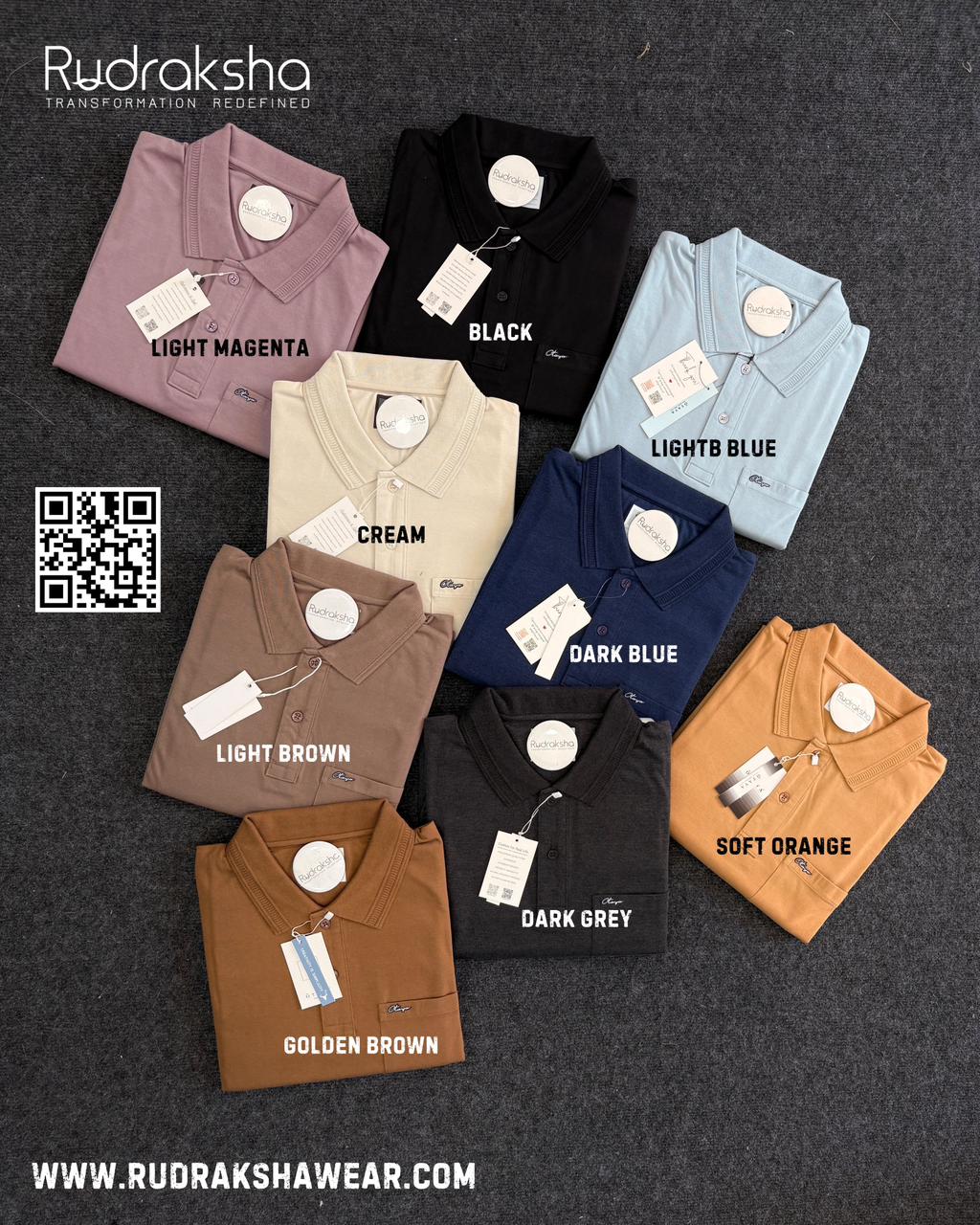 premium cotton collar t shirt with pocket ultra soft fabric men